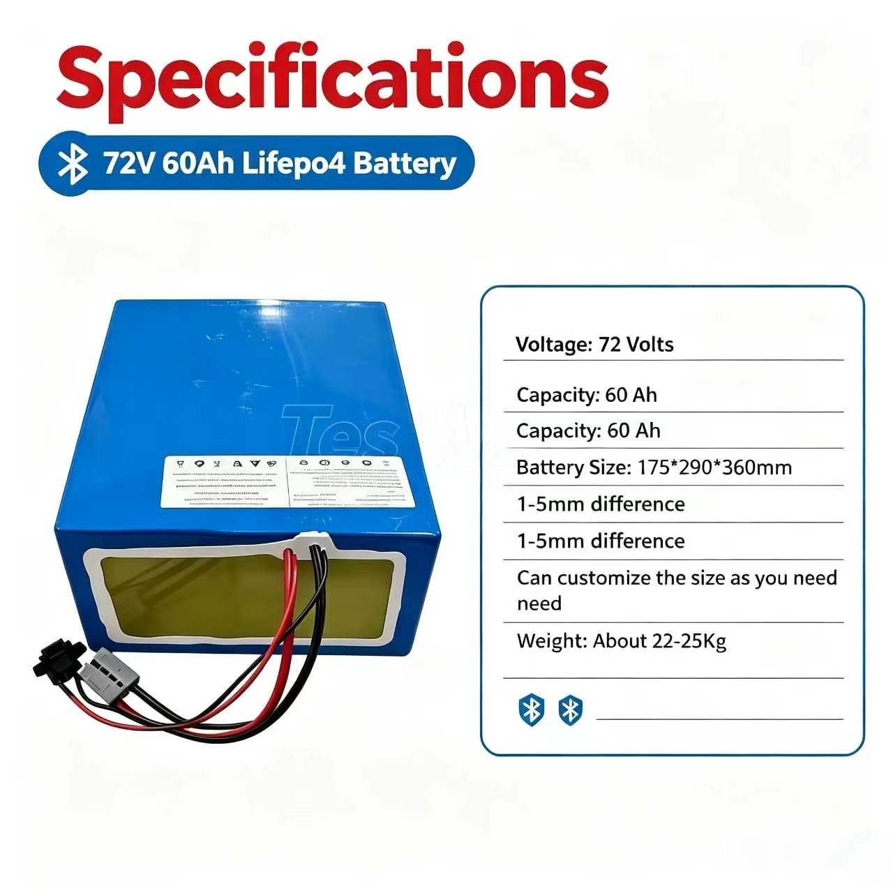 lithium 72V 60Ah lifepo4 batte - 72V 60Ah Lifepo4 Battery Pack review and price