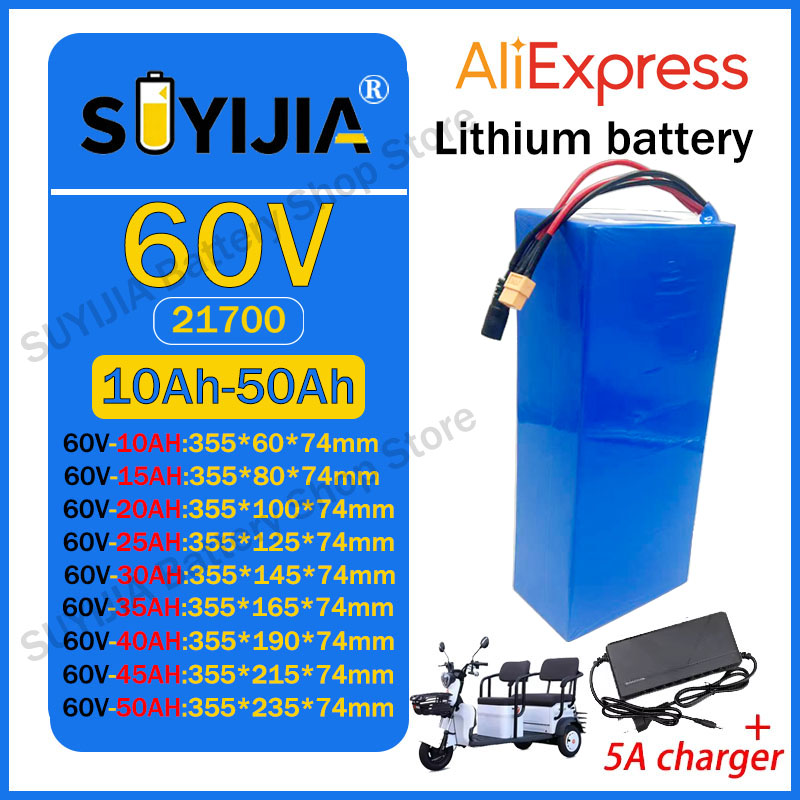 21700 60V 50Ah 45Ah 20Ah 25Ah  - 60V 30Ah Electric Scooter Battery review and price